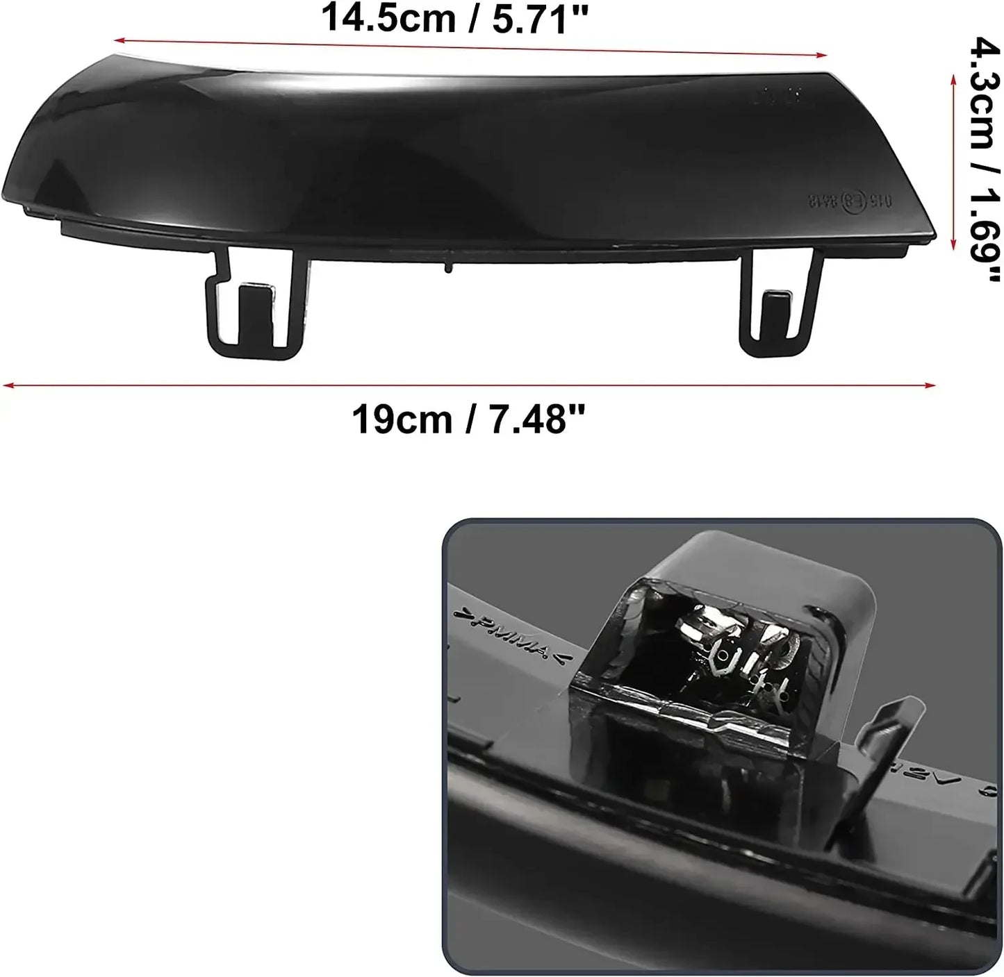 2 buc LED semnalizare oglindă indicator luminos dinamic intermitent pentru VW GOLF 5 GTI V MK5 Jetta Passat B5.5 B6 Sharan Superb B5 EOS