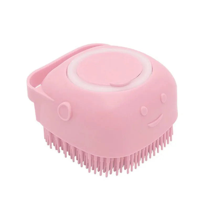 Perie de baie din silicon pentru animale de companie
