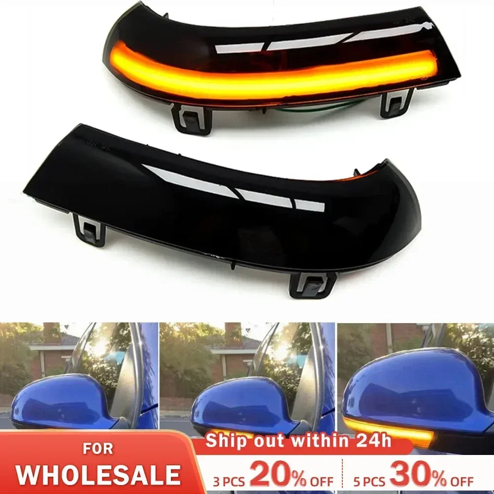 2 buc LED semnalizare oglindă indicator luminos dinamic intermitent pentru VW GOLF 5 GTI V MK5 Jetta Passat B5.5 B6 Sharan Superb B5 EOS