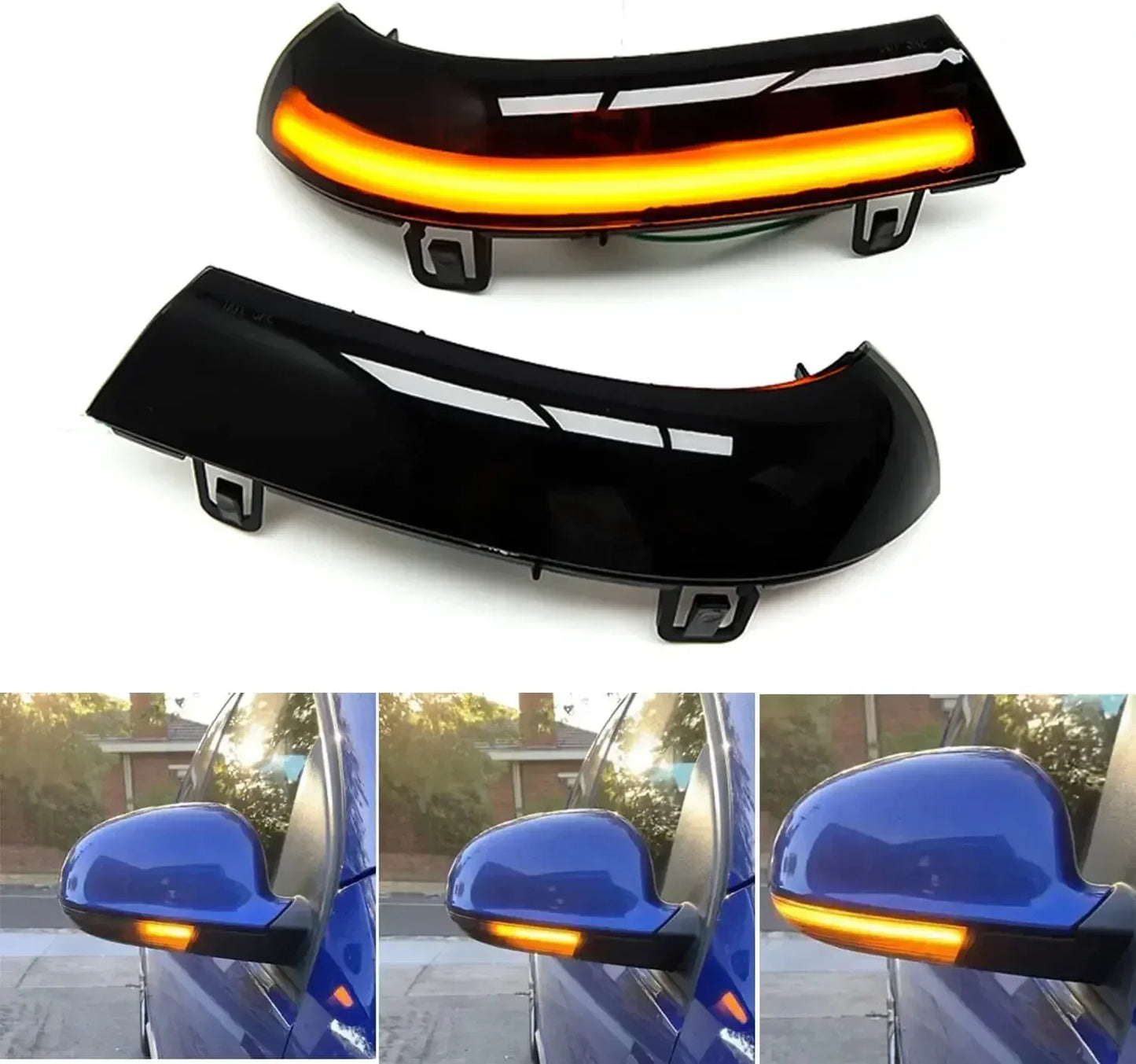 2 buc LED semnalizare oglindă indicator luminos dinamic intermitent pentru VW GOLF 5 GTI V MK5 Jetta Passat B5.5 B6 Sharan Superb B5 EOS